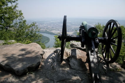 A view from historical Lookout Mountain, The Battle Above The Clouds