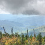 A Mountain View From Clingmans Dome In Great Smoky Mountains National Park