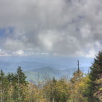 A Mountain Sky View From Clingmans Dome In Great Smoky Mountains National Park