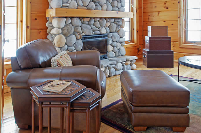 Cozy Gatlinburg vacation rentals...cabin with fireplace